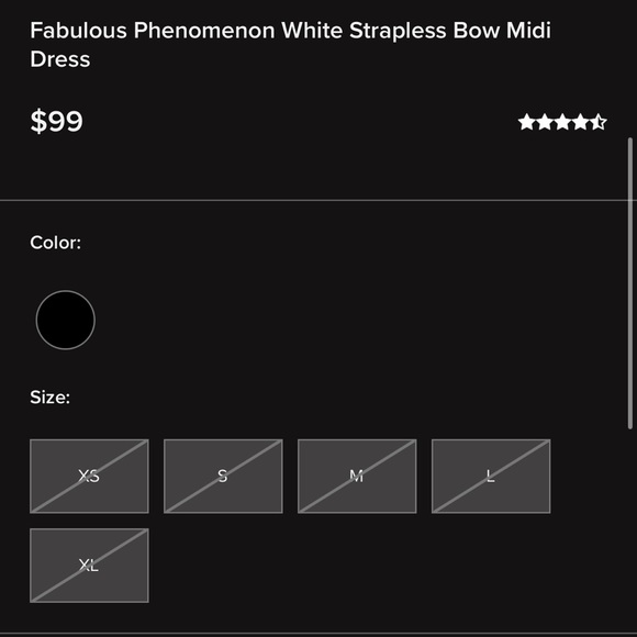 Lulus Midi White Strapless Bow Dress — Sold out on LULUS - Picture 2 of 4